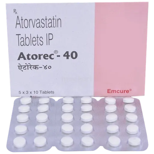atorec 40mg tablet 10's